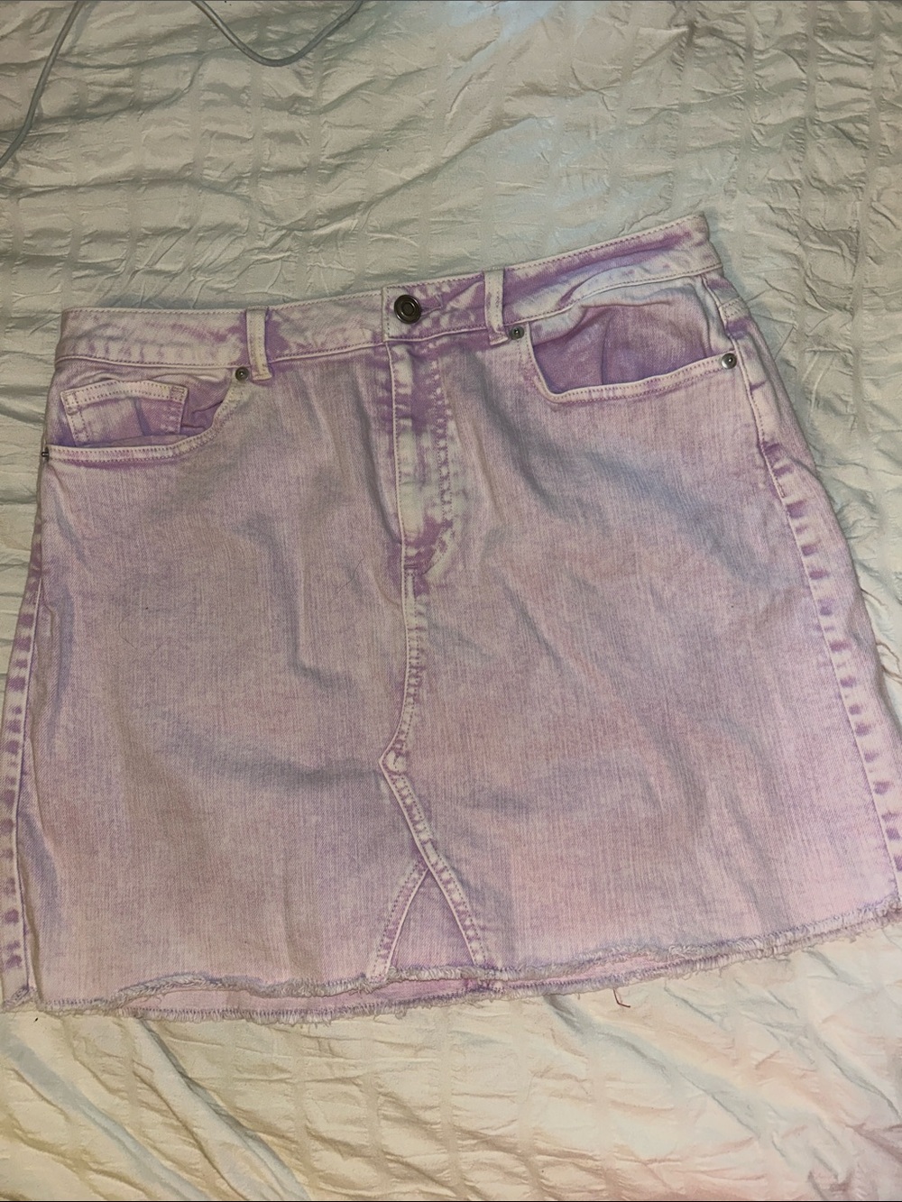 Gianni Bini Purple Mini Skirt size XL